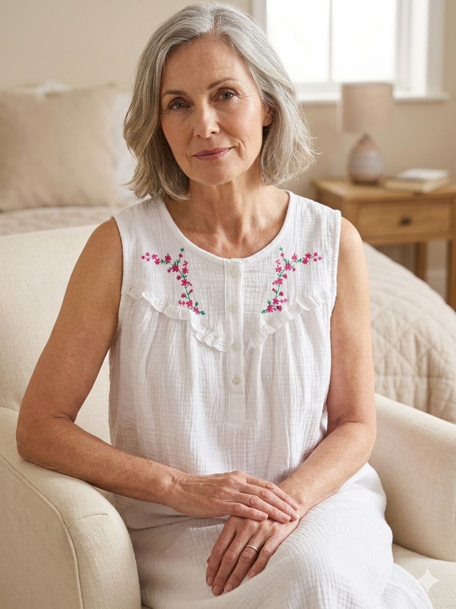 Cotton muslin nightie