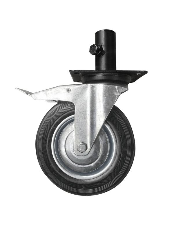 Koło obrotowe 200 mm z hamulcem