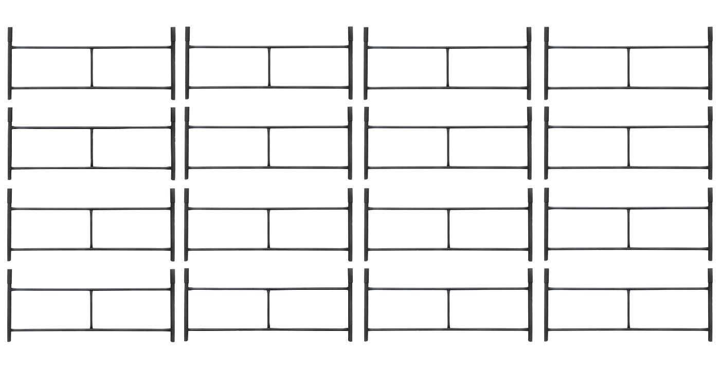 Rusztowanie warszawskie - 16 sztuk zestaw rusztowania budowlanego