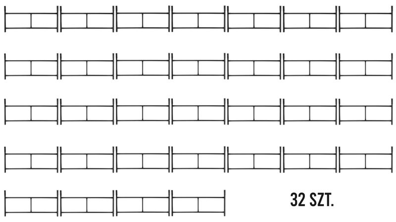 Rusztowanie warszawskie - Zestaw 32 sztuk