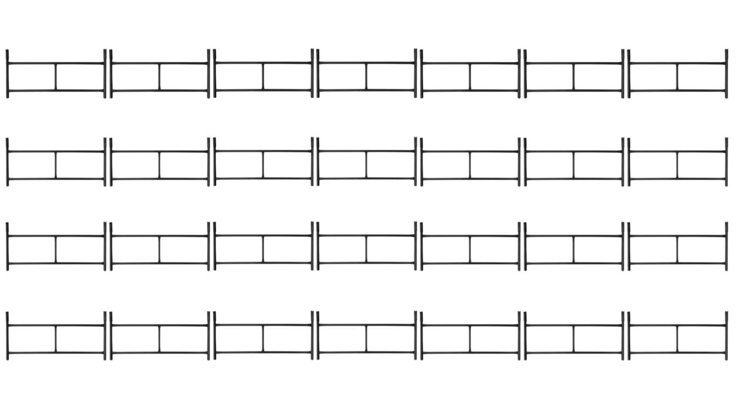Rusztowanie warszawskie - Zestaw 28 sztuk