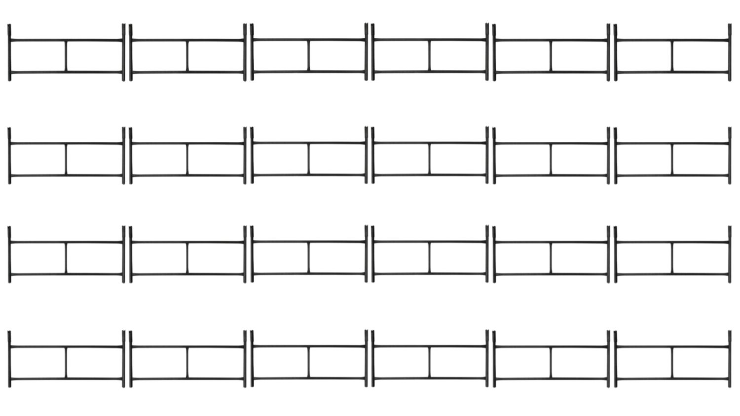 Rusztowanie warszawskie - Zestaw 24 sztuk