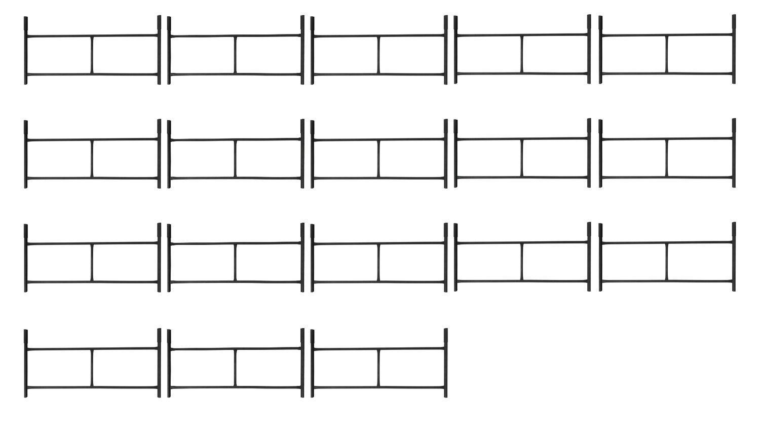 Rusztowanie warszawskie zestaw - 18 sztuk - STALFI