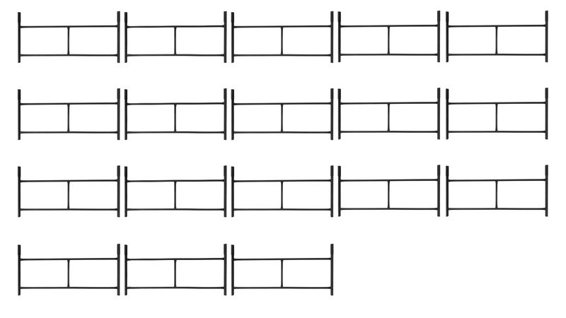 Rusztowanie warszawskie zestaw - 18 sztuk - STALFI