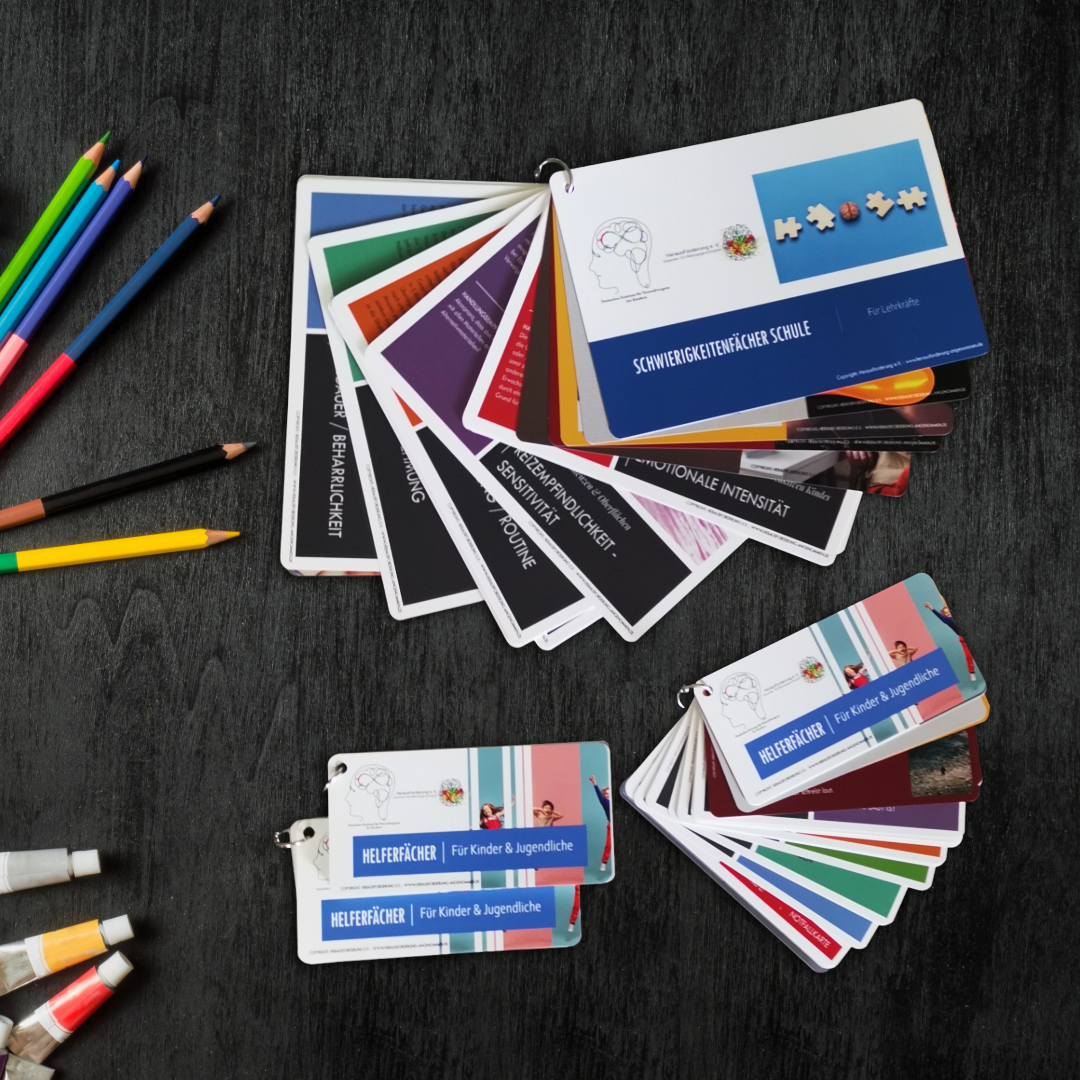 Set: Schwierigkeitenfächer für Lehrer + Helferfächer Kinder &amp; Jugendliche (für Nichtmitglieder)