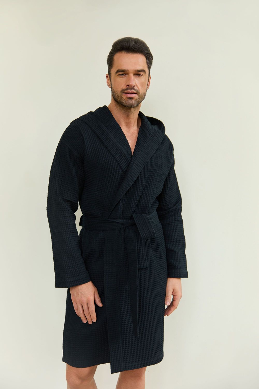 Szlafrok Hotelowy Czarny COMFORT