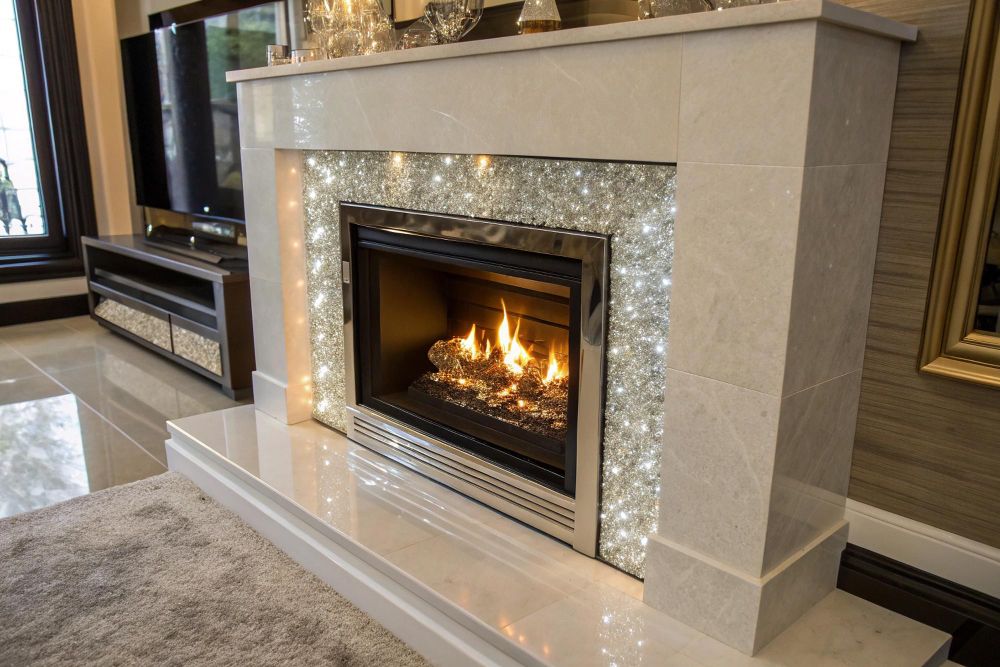 Granite Fireplace