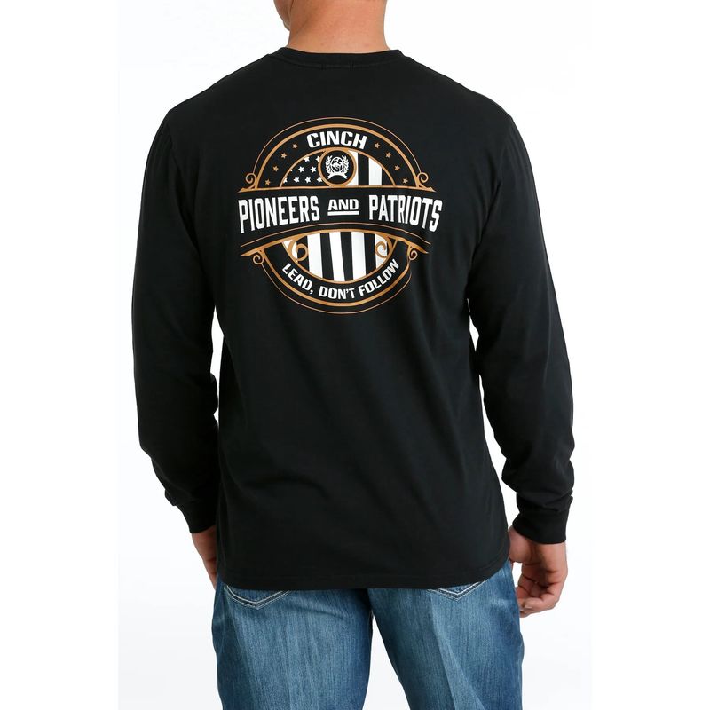 Cinch - T-Shirt Long Sleeve Pioneers Black
