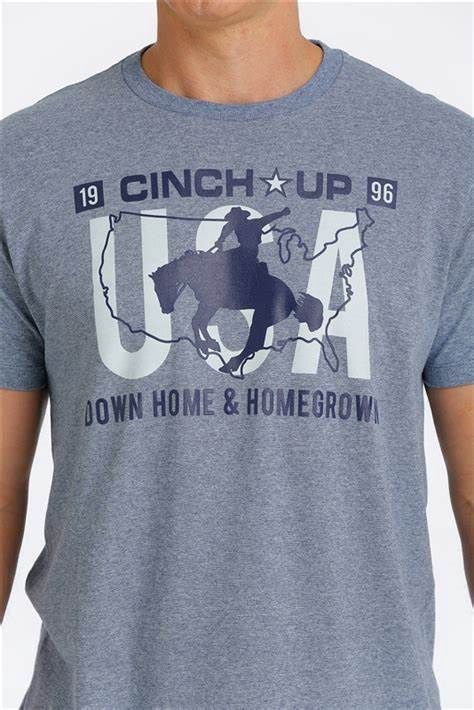 Cinch - T-Shirt Denim Blue Tee