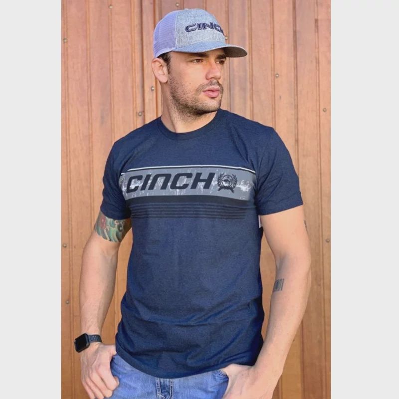 Cinch - T-Shirt Classic Logo Navy Heather