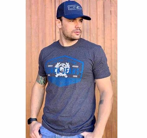 Cinch - T-Shirt Cinch Jean Blue and Grey
