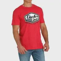 Cinch - T Shirt Cinch Jean Red, Size: XXL