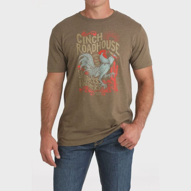 Cinch - T Shirt Roadhouse Brown