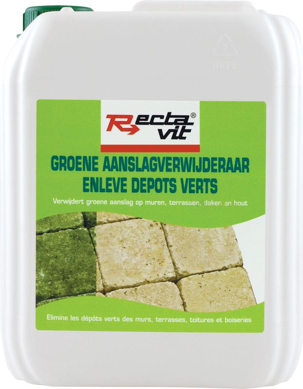 Groene aanslagverwijderaar/ontmosser