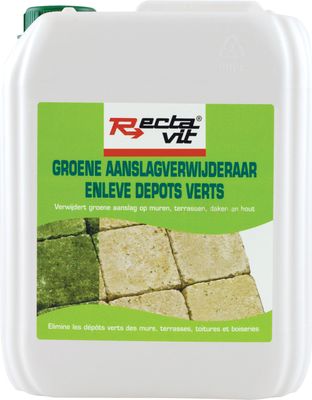 Groene aanslagverwijderaar/ontmosser