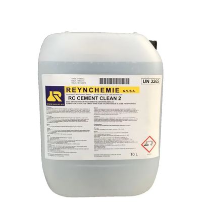 Professionele Cementsluier verwijderraar ,kalk uitbloeiingen op metselwerk verwijderen Reynchemie RC CEMENT CLEAN 2 10 L Professionele Cementsluier verwijderraar ,kalk uitbloeiingen op metselwerk verwijderen Reynchemie RC CEMENT CLEAN 2 10 L