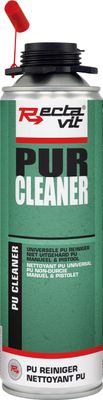 Rectavit Pur Cleaner NBS 500ml Universele reiniger voor niet-uitgehard polyurethaan-schuim, -lijm en schuimpistolen. Rectavit Pur Cleaner NBS 500ml Universele reiniger voor niet-uitgehard polyurethaan-schuim, -lijm en schuimpistolen.