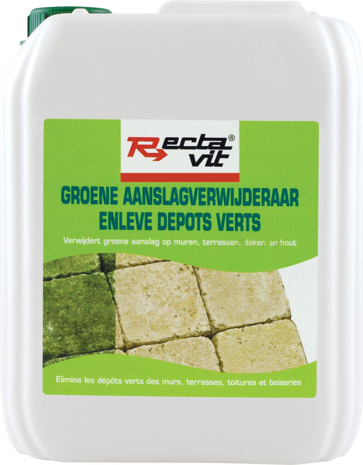Groene aanslagverwijderaar/ontmosser