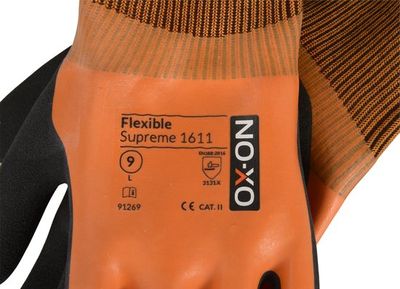 ox-on werkhandschoen flexible supreme WATERDICHT M9