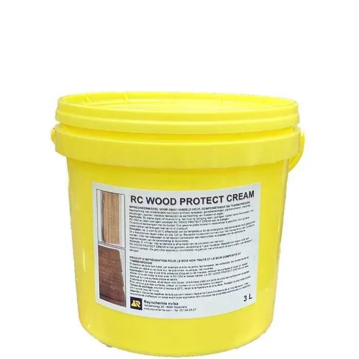 Hout waterafstotend maken  houtbescherming tegen vocht  Reynchemie.RC WOOD CREAM
