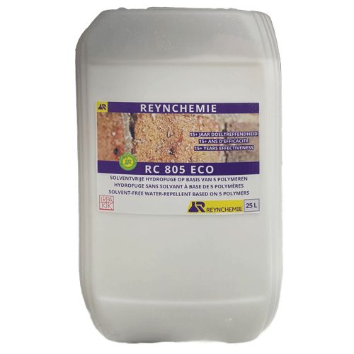 RC 805 ECO Solventvrije hydrofuge op basis van oligomere siloxanen (5 polymeren)           (10 Liter)