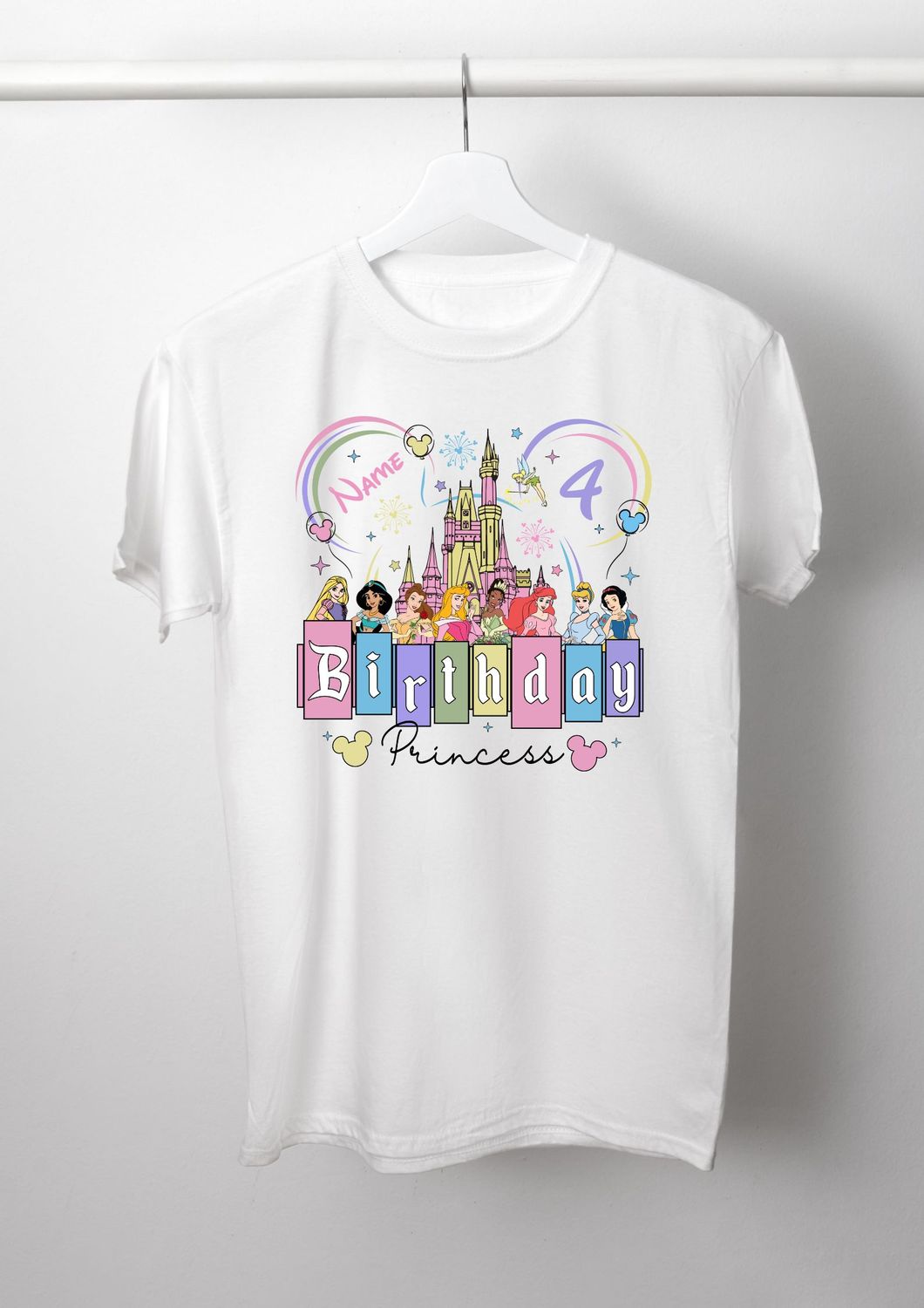 Personalised Birthday Princess T-Shirt
