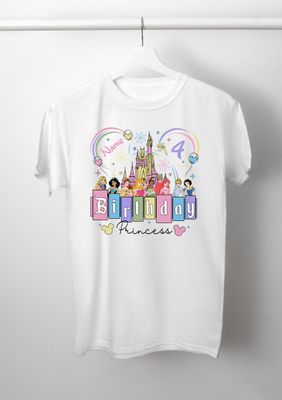 Personalised Birthday Princess T-Shirt
