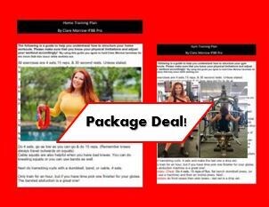 Home & Gym Training Plans. Save Money on this Package Deal!