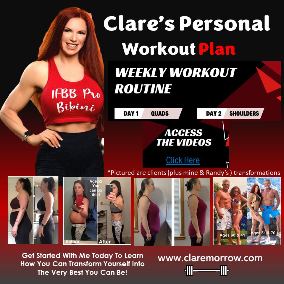 Workout Plan Plus Videos. Digital Download!