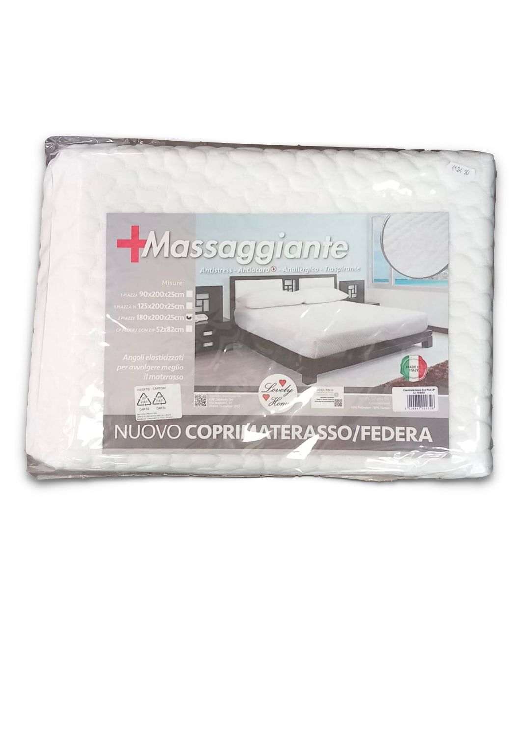 COPRIMATERASSO 2 piazze MASSAGGIANTE