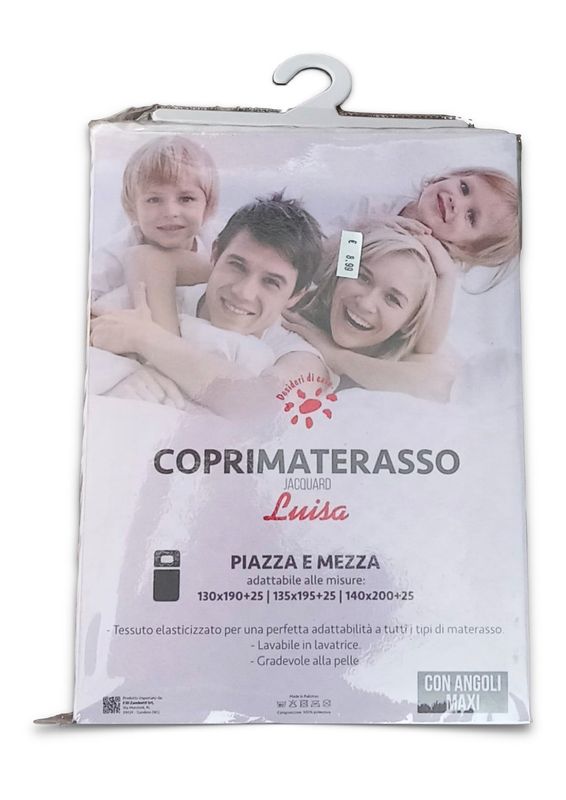 COPRIMATERASSO 1 piazza e mezza