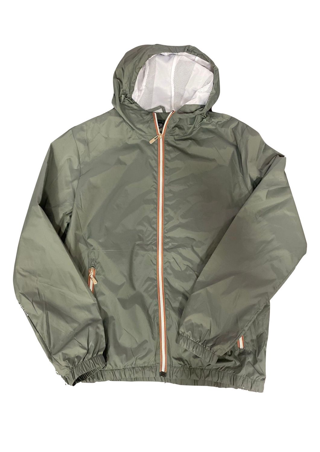 Giubbotto antipioggia verde kaki