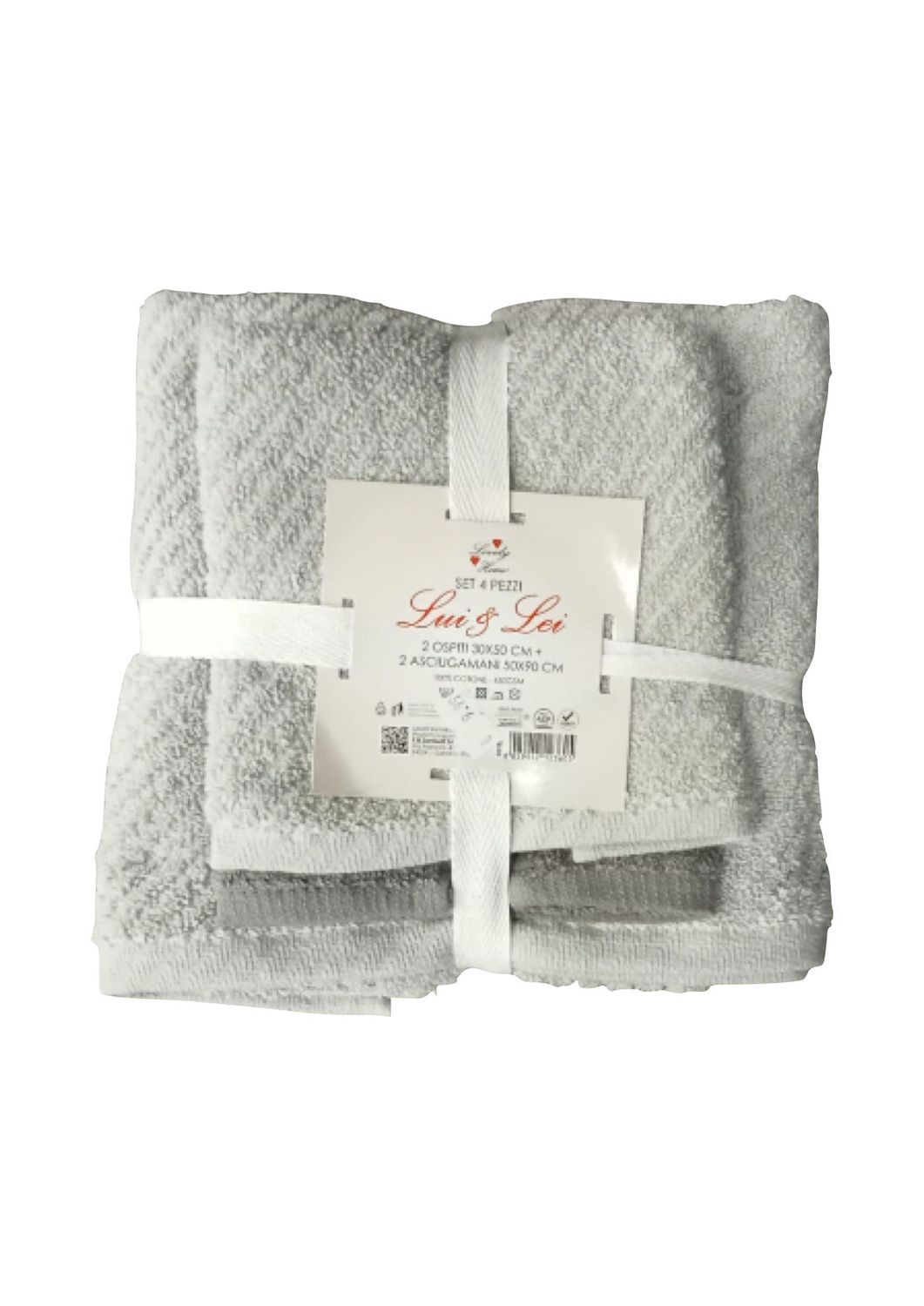 Set spugna grigio chiaro