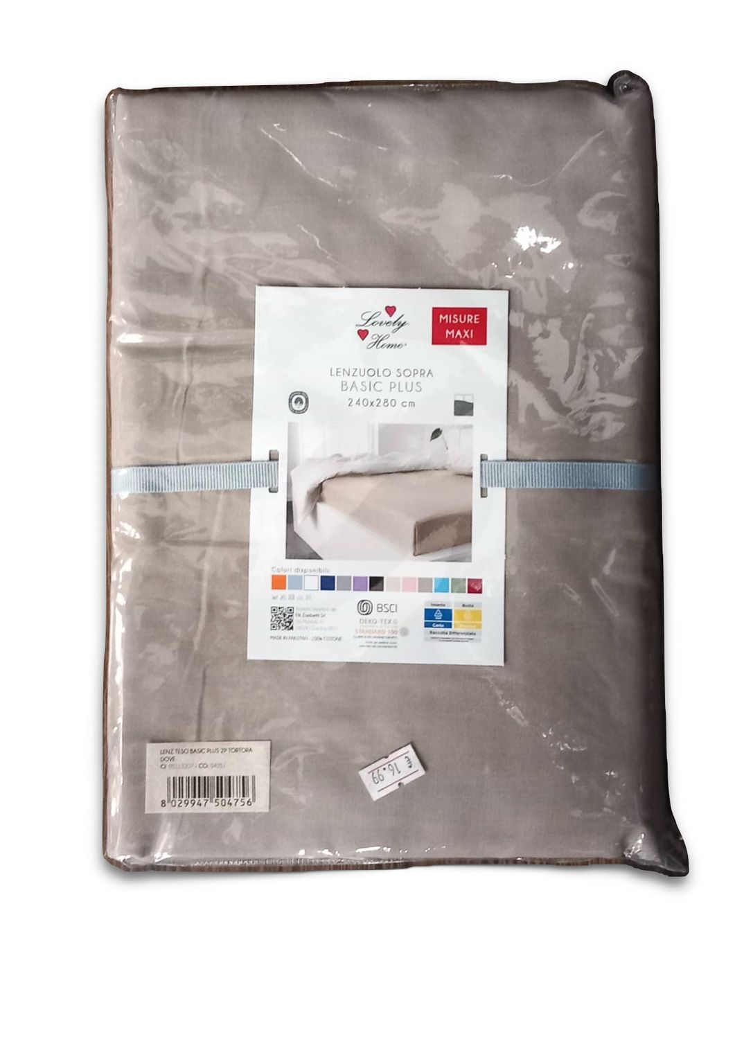 Lenzuolo sopra 2 piazze MAXI 100%cotone