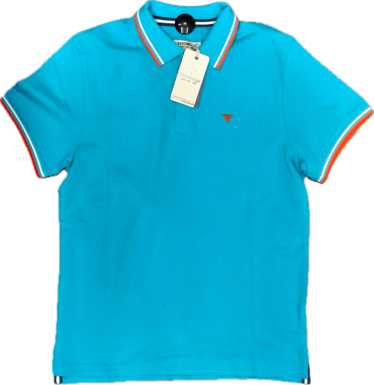 Polo uomo azzurra Fred Mello