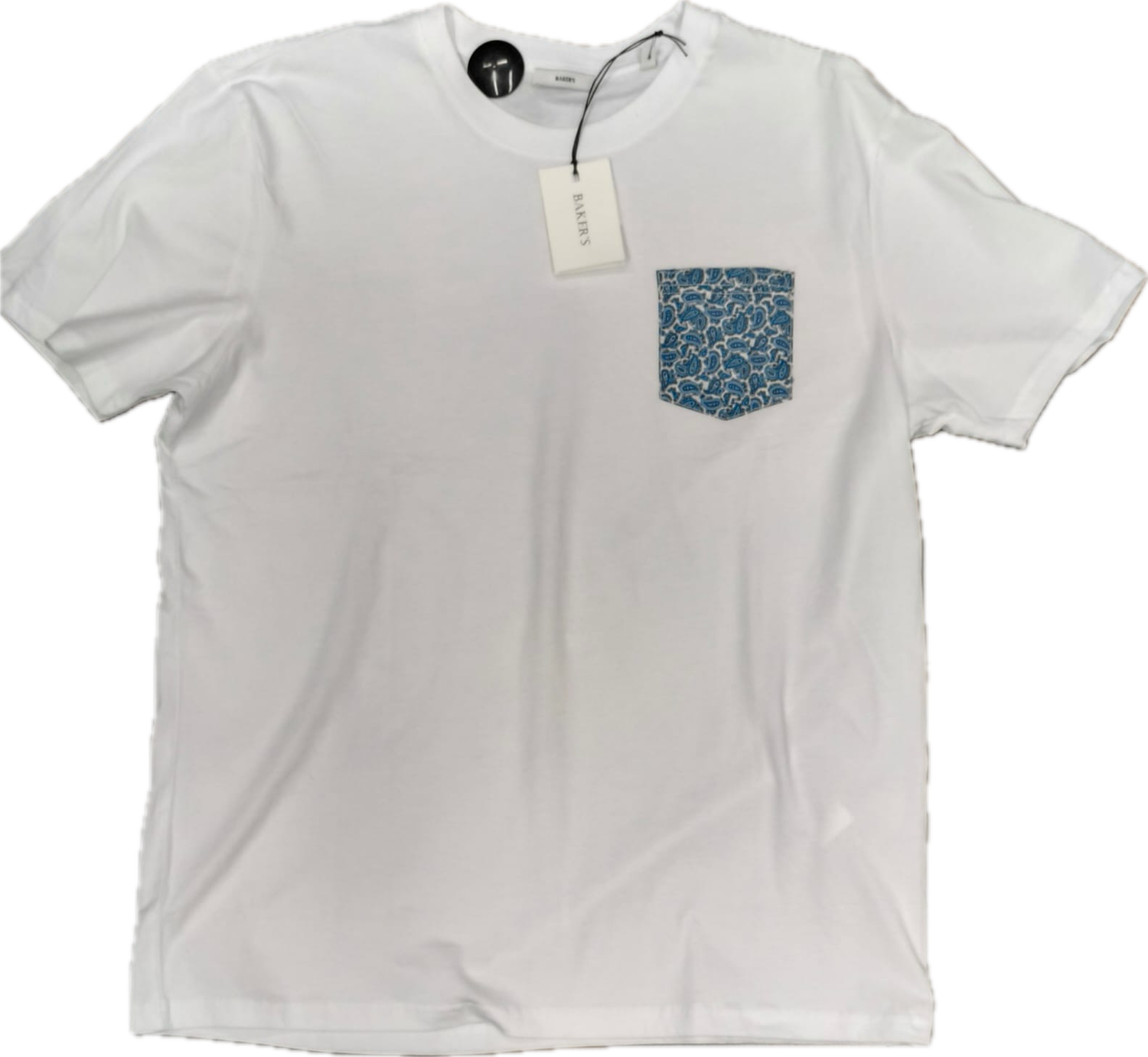 T shirt uomo bianca  taschino fantasia BEKER's