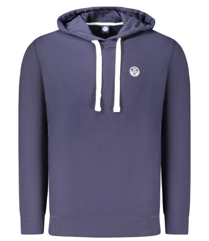 Felpa uomo NORTH SAILS con cappuccio indaco