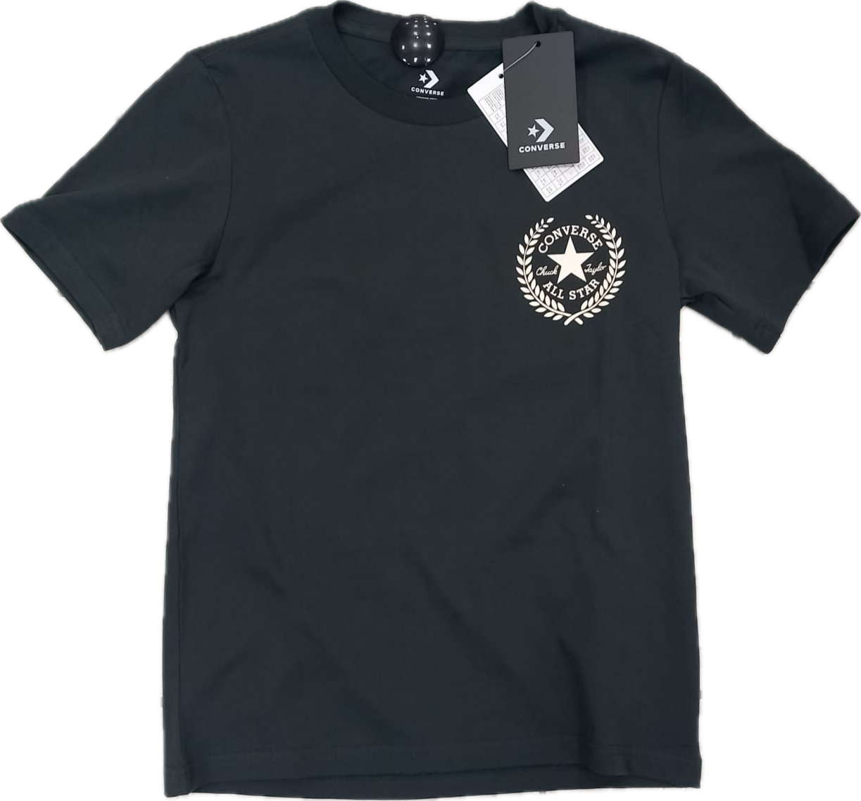 T shirt ragazza Converse grigio scuro