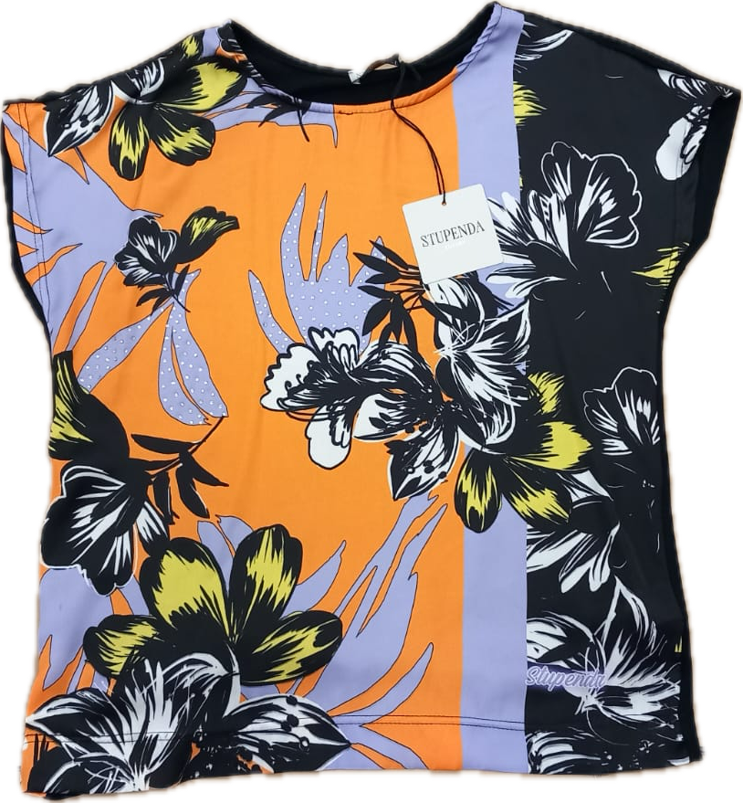 BLUSA  donna manica corta STUPENDA