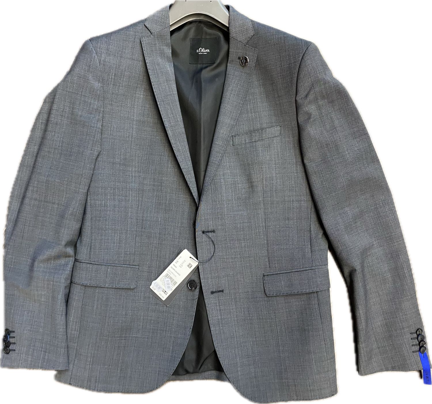 Giacca uomo SLIM grigio S Oliver