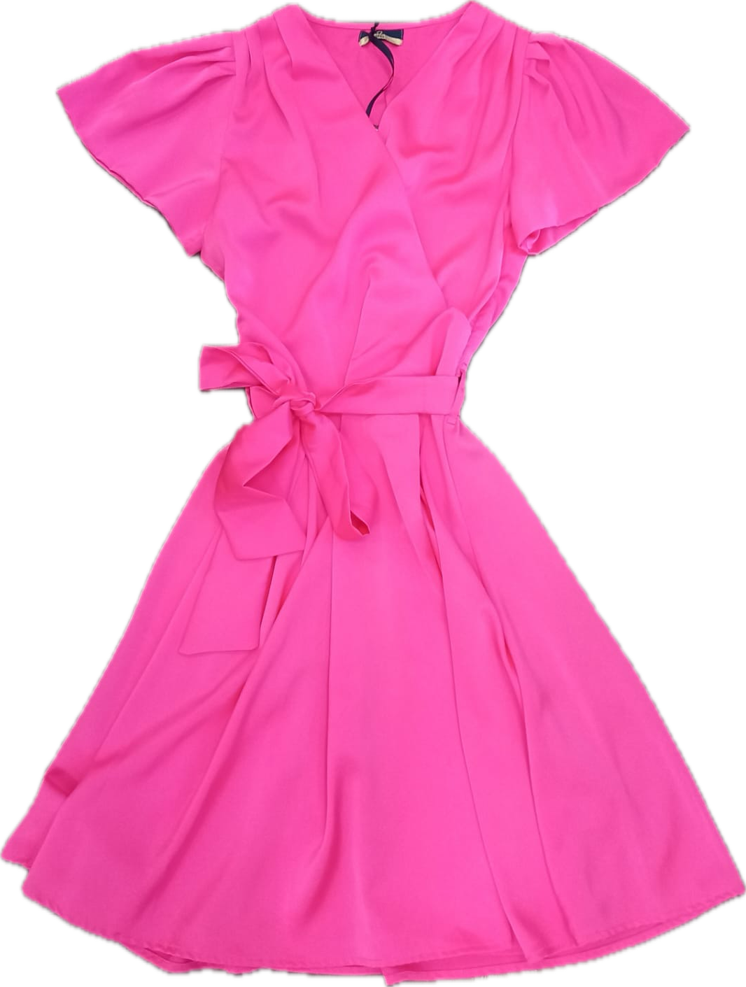 Abito YES ZEE fucsia manica corta