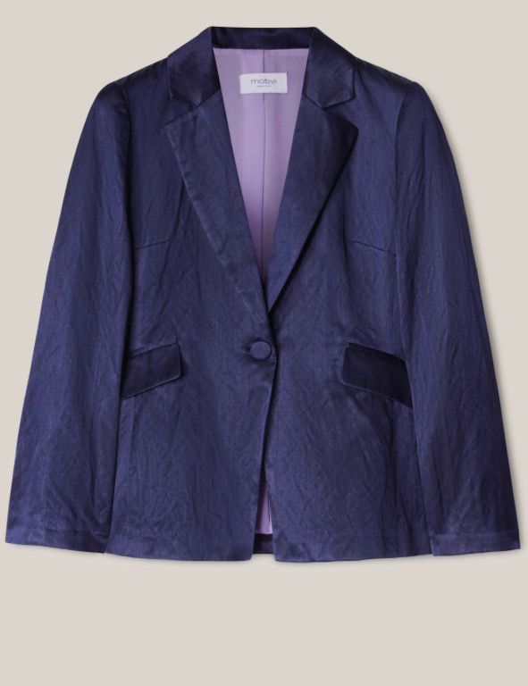 BLAZER donna motivi blu