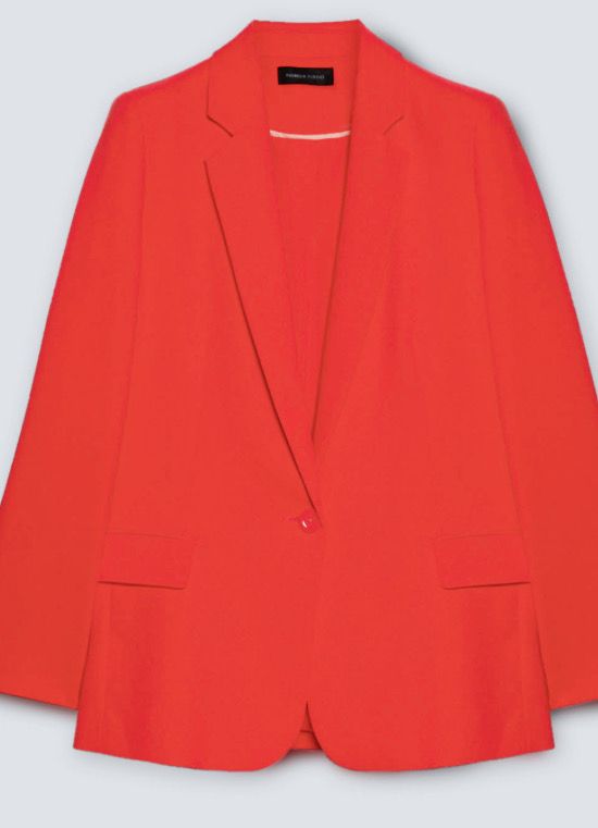 BLAZER donna FIORELLA RUBINO rosso aranciato