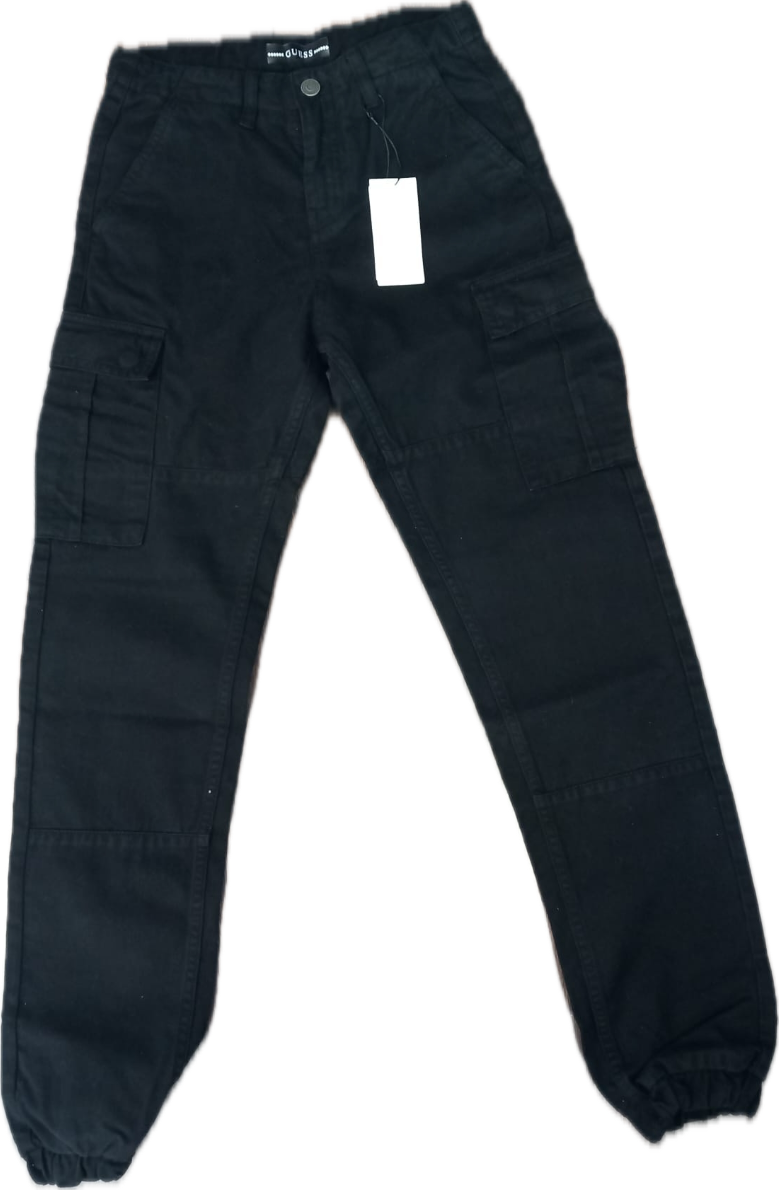 Pantalone cargo GUESS bambino nero