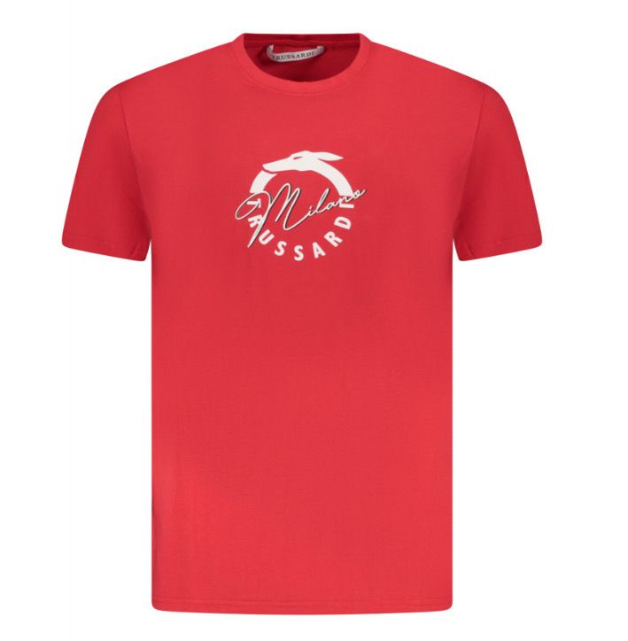 T shirt uomo TRUSSARDI rossa