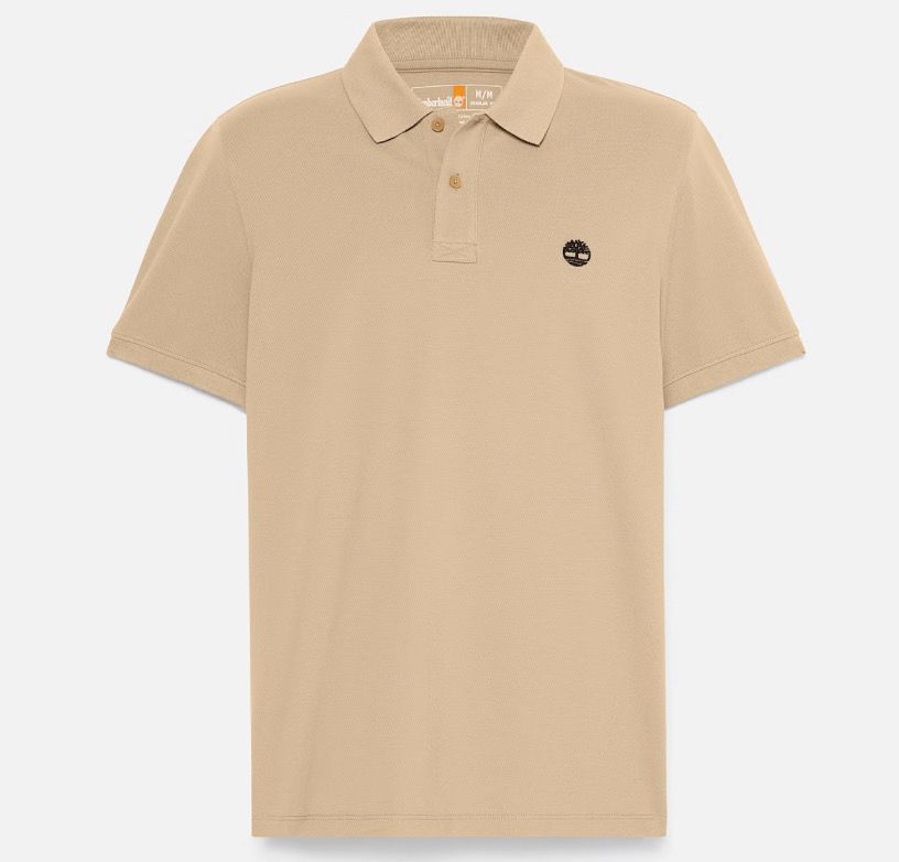 Polo manica corta uomo TIMBERLAND beige scuro