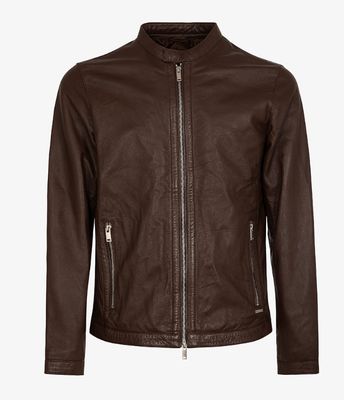Biker pelle uomo MARKUP