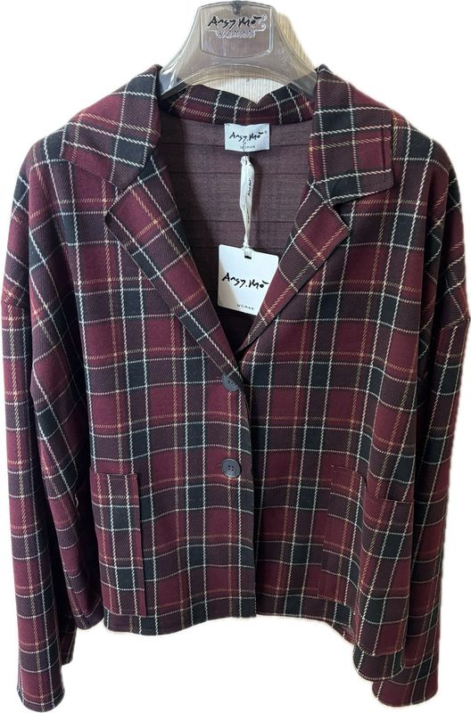 Giacca over quadro Angy mo’ donna Giacca over quadro Angy mo’ donna