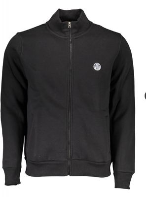 felpa uomo NORTH SAILS nera full zip