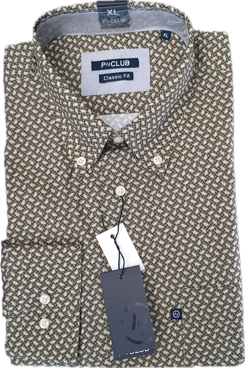 Camicia uomo P CLUB fantasia regular